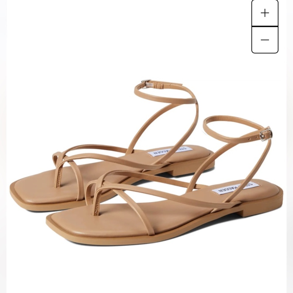 Steve Madden Tan Strappy Sandals